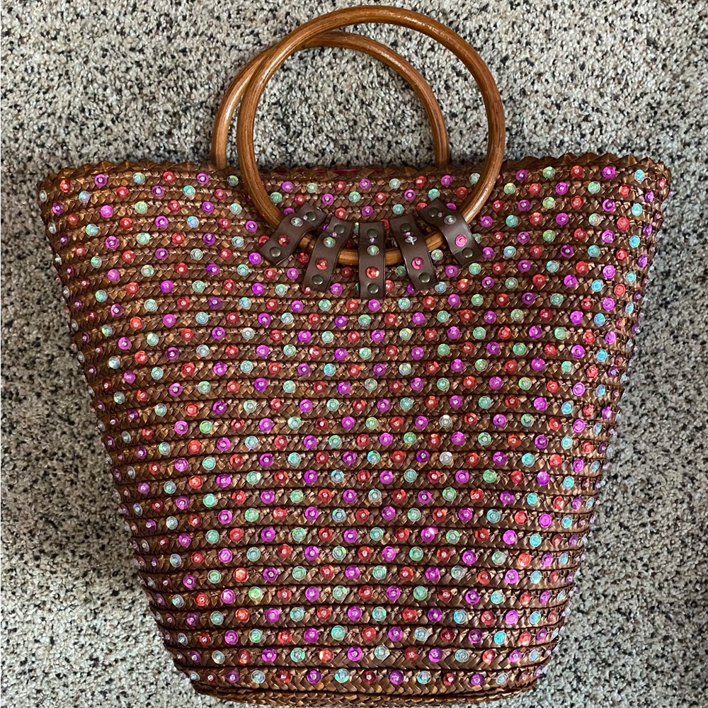 Sequined VS bag